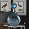 New 🔥 Uttermost Rae Sky Blue Vase 🎉