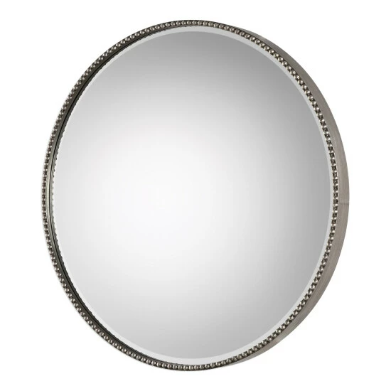 Top 10 ๐ Uttermost Stefania Antiqued Silver Leaf Mirror ๐ - Image 2