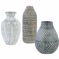 Outlet ❤️ Uttermost Natchez Geometric Vases (Set Of 3) ❤️