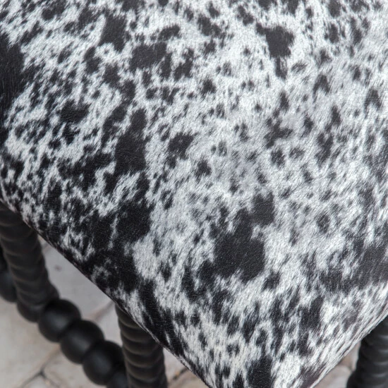 Best Pirce ๐งจ Uttermost Rancho Faux Cow Hide Small Bench โญ - Image 6