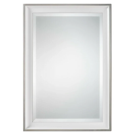 Promo ๐คฉ Uttermost Lahvahn White Silver Mirror ๐