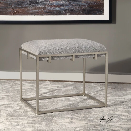 Discount ๐ Uttermost Edie Ash Grey Small Bench ๐ฅฐ - Image 4