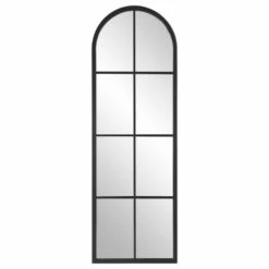 Promo ๐ Uttermost Amiel Black Arch Window Mirror ๐