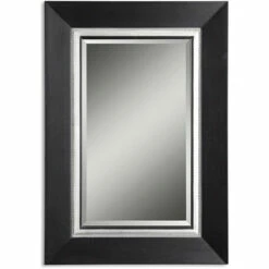 Outlet 😍 Uttermost Whitmore Vanity Black Wood Framed Mirror - 29.875x39.875x1.25 😀