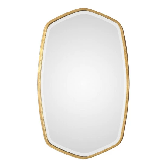 Brand new โจ Uttermost Duronia Antiqued Gold Leaf Mirror ๐