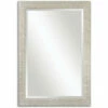 Hot Sale 🧨 Uttermost Porcius Antiqued Silver Bevelled Mirror - Antique Silver - 29x41x0.75 😍