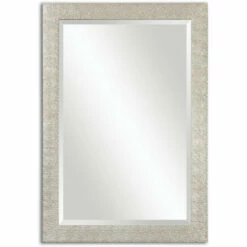 Hot Sale 🧨 Uttermost Porcius Antiqued Silver Bevelled Mirror - Antique Silver - 29x41x0.75 😍