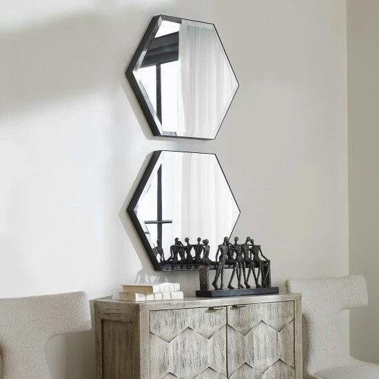 Outlet 🌟 Uttermost Amaya Octagonal Mirrors (Set Of 2) - 20.25 X 23.25 X 2 🛒 - Image 5