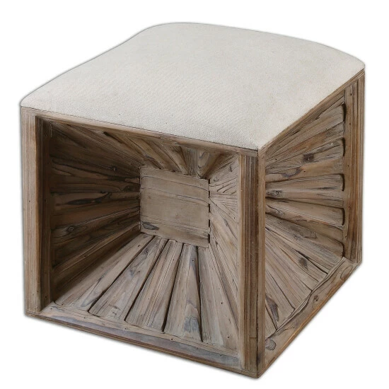 Coupon ๐ฅ Uttermost Jia Natural Wood Cube Ottoman ๐ฅ