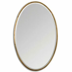 New 🤩 Uttermost Herleva Gold Oval Mirror - Antique Gold - 17.75x28x1.125 🎁