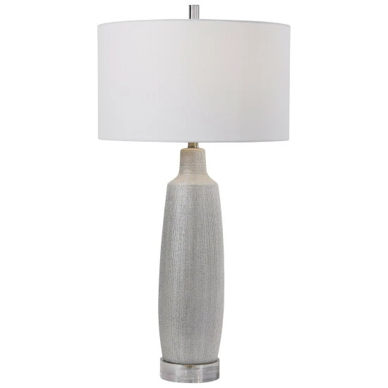 Deals ๐ Uttermost Kathleen Metallic Silver Table Lamp ๐