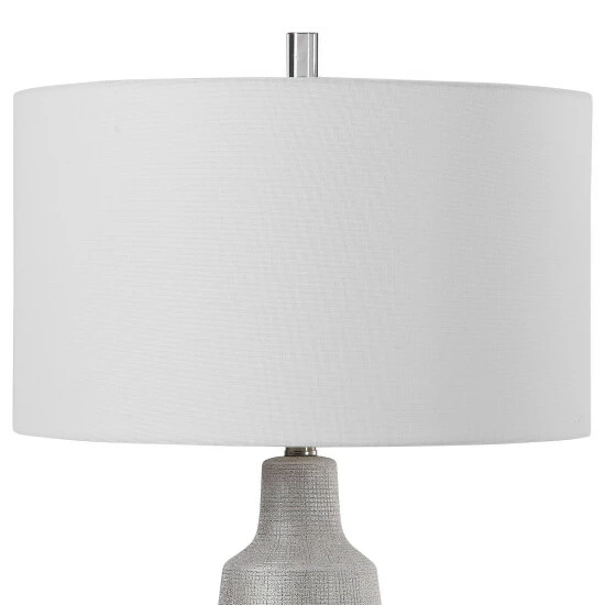 Deals ๐ Uttermost Kathleen Metallic Silver Table Lamp ๐ - Image 3