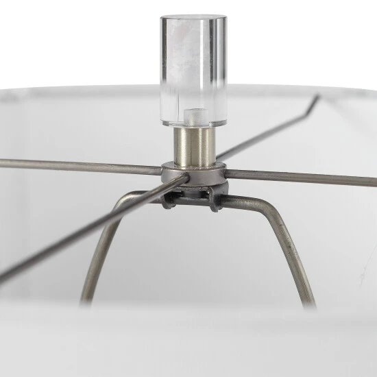 Deals ๐ Uttermost Kathleen Metallic Silver Table Lamp ๐ - Image 5
