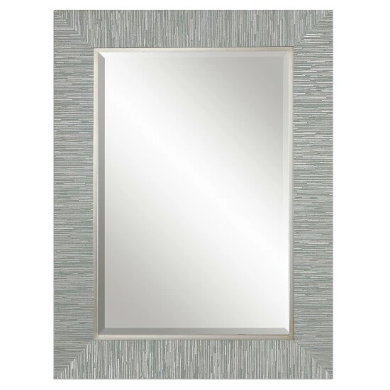 Best deal ๐งจ Uttermost Belaya Gray Wood Mirror ๐