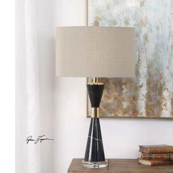 Cheapest π₯ Uttermost Alastair Black Marble Table Lamp π - Image 5