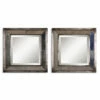 Best reviews of 🔔 Uttermost Davion Squares Silver Mirror (Set Of 2) - Silver/Black - 18x18x3.125 ✨