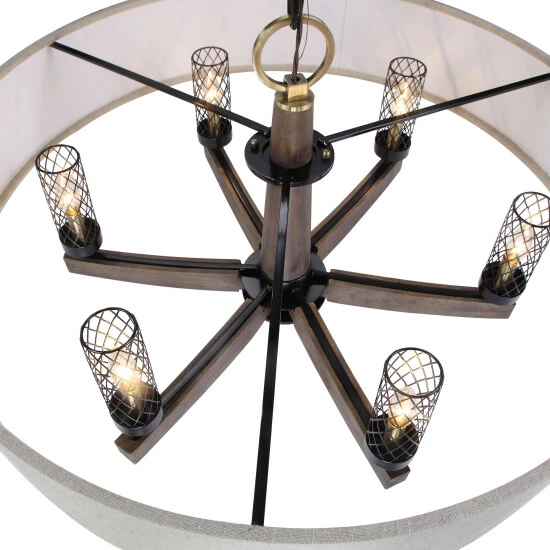 Wholesale 🤩 Uttermost Woodall 6-light Drum Chandelier 🎁 - Image 6