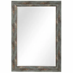 New 🛒 Uttermost Owenby Rustic Silver And Bronze Mirror 🧨