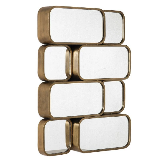 New ๐ Uttermost Canute Antiqued Gold Mirror - Antique Silver - 23.75x32x4 โ๏ธ - Image 2