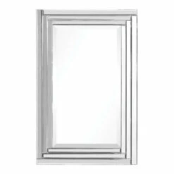 Coupon 🧨 Uttermost 'Alanna' Frameless Vanity Mirror - Silver - 22x34x2 😉
