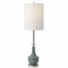 Best Sale 🎁 Uttermost Piers Mottled Blue Buffet Lamp 👏