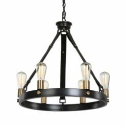 Wholesale ❤️ Uttermost Marlow 6-light Antique Bronze Chandelier 😀