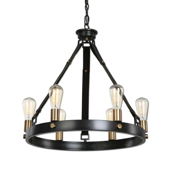 Wholesale โค๏ธ Uttermost Marlow 6-light Antique Bronze Chandelier ๐