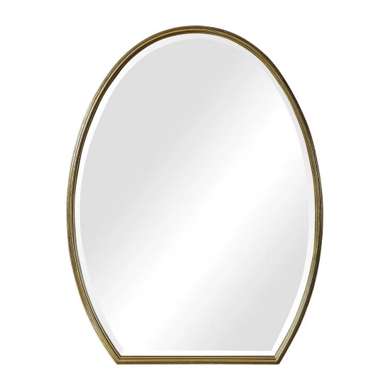 Flash Sale 👏 Uttermost Kenzo Gold Modified Oval Mirror 👍 - Image 2