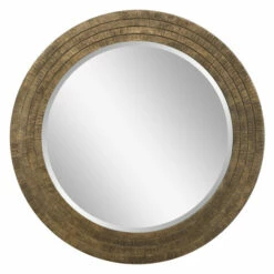 Cheap โ Uttermost Relic Aged Gold Round Mirror ๐