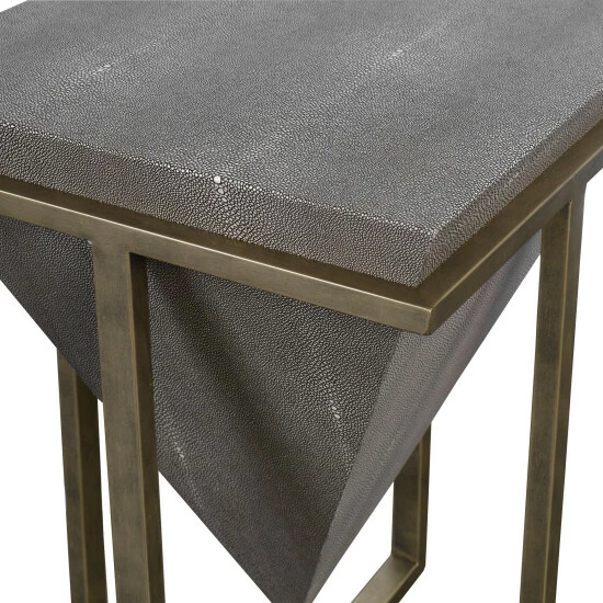 Cheapest ๐ฅ Uttermost Bertrand Shagreen Accent Table ๐ - Image 3