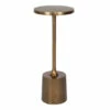 New ⌛ Uttermost Sanaga Drink Table Antique Gold 👏