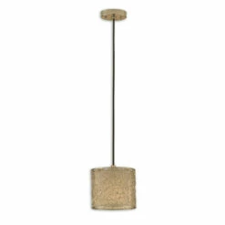 Cheap 🔔 Uttermost Brandon 1-light Nickel Mini Drum Pendant - Silver 🧨