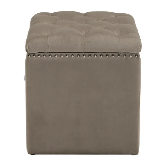 Coupon โค๏ธ Uttermost Talullah Champagne Tufted Storage Ottoman โ๏ธ - Image 3