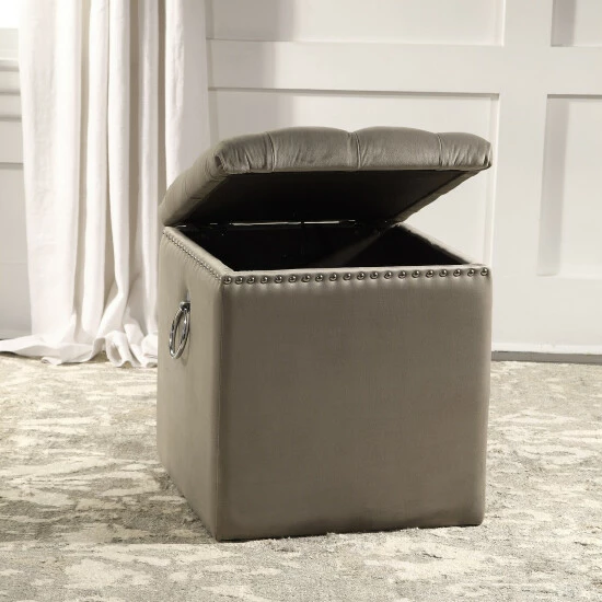 Coupon โค๏ธ Uttermost Talullah Champagne Tufted Storage Ottoman โ๏ธ - Image 7