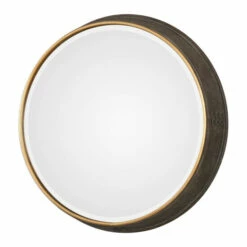 Deals 🔥 Uttermost Sturdivant Antiqued Gold Mirror - Antique Silver - 26.5x26.5x4.5 🔥