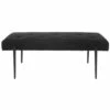 Outlet 🥰 Uttermost Olivier Modern Black Bench - 50"W X 19"H X 20"D 🤩