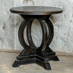 Cheapest 😉 Uttermost Maiva Circle Mahogany Accent Table 🎉