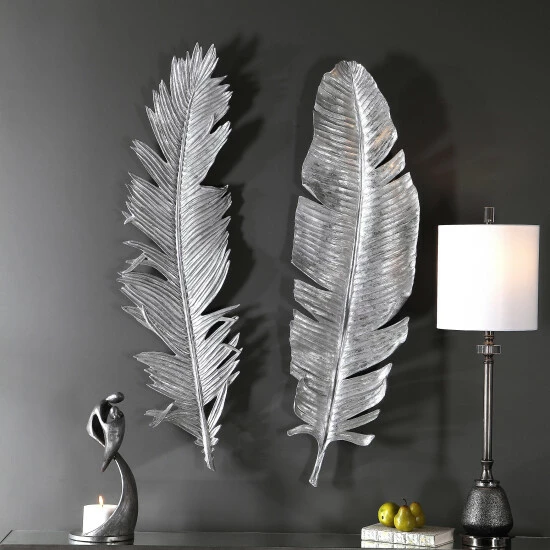 Cheap ๐ Uttermost Sparrow Silver Wall Decors (Set Of 2) ๐ - Image 5