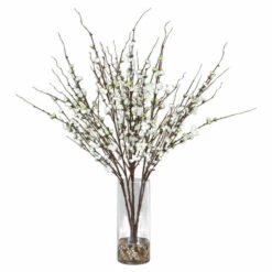 Deals 🎉 Uttermost Quince Blossoms Cream Silk Centerpiece 🌟