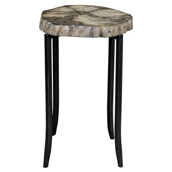 New ✔️ Uttermost Stiles Iron Rustic Accent Table 😀 - Image 2