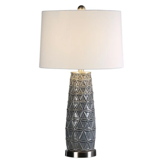 Outlet ๐ Uttermost Cortinada Stone Gray Lamp ๐ - Image 2