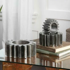 Best reviews of ⌛ Uttermost Gears Silver Sculpture (Set Of 3) 🔔