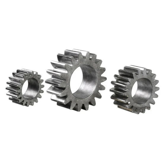 Best reviews of ⌛ Uttermost Gears Silver Sculpture (Set Of 3) 🔔 - Image 2