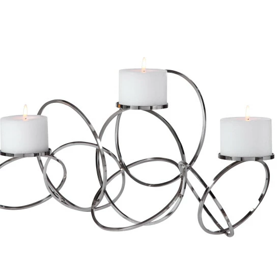 Best reviews of ๐ฅ Uttermost Kiernan Nickel Ring Candle Holder โจ - Image 2
