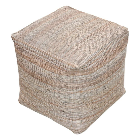 Cheapest ๐ Uttermost Shiro Hemp Pouf Ottoman Tan ๐ฏ - Image 4