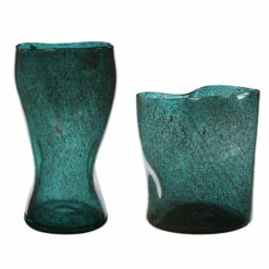 Coupon โ Uttermost Lulu Aqua Glass Vases (Set Of 2) ๐