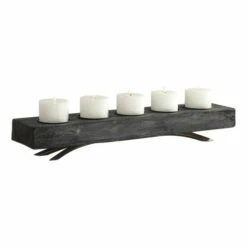 Coupon 💯 Uttermost Callum Wooden Candleholder 😍