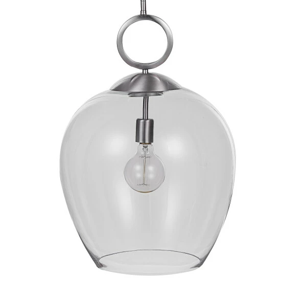 Best deal ๐ Uttermost Calix Nickel 1-Light Glass Pendant ๐ - Image 3