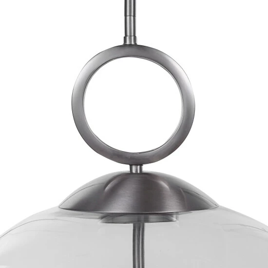 Best deal ๐ Uttermost Calix Nickel 1-Light Glass Pendant ๐ - Image 6