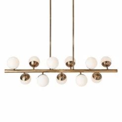 Top 10 🔔 Uttermost Droplet 11 Light Linear Chandelier - 52"W X 13.625"H X 13.625"D 🥰